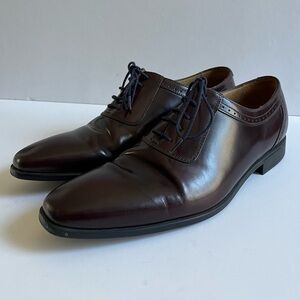 PS PAUL SMITH Brown Leather Oxford Lace-Up Shoes size 8